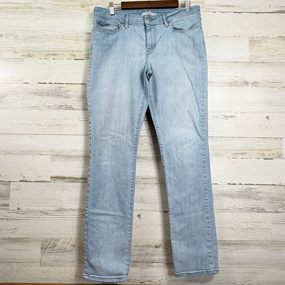 Levis 712 Slim Jeans Mens‎ 33x30 Light Wash Blue Denim Stretch Casual Streetwear